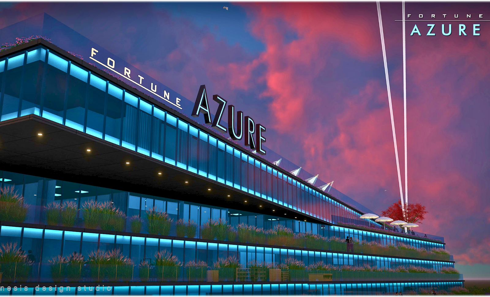 Fortune Azure Main Elevation